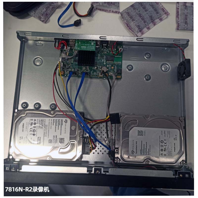 海康录像机存储设置界面,12T 硬盘满足快递驿站 90 天录像存储